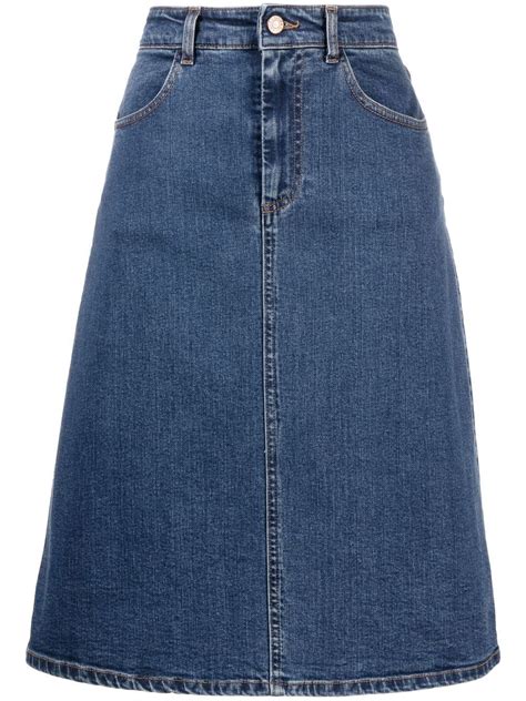 See by chloe denim skirt + FREE SHIPPING .